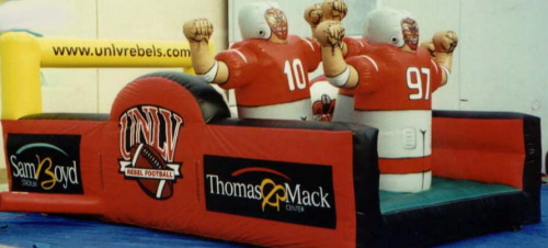 Inflatable Interactive Games unlv 4th & goal 3
